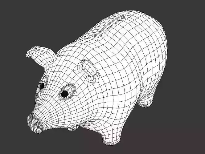 Piggy Bank 3D model