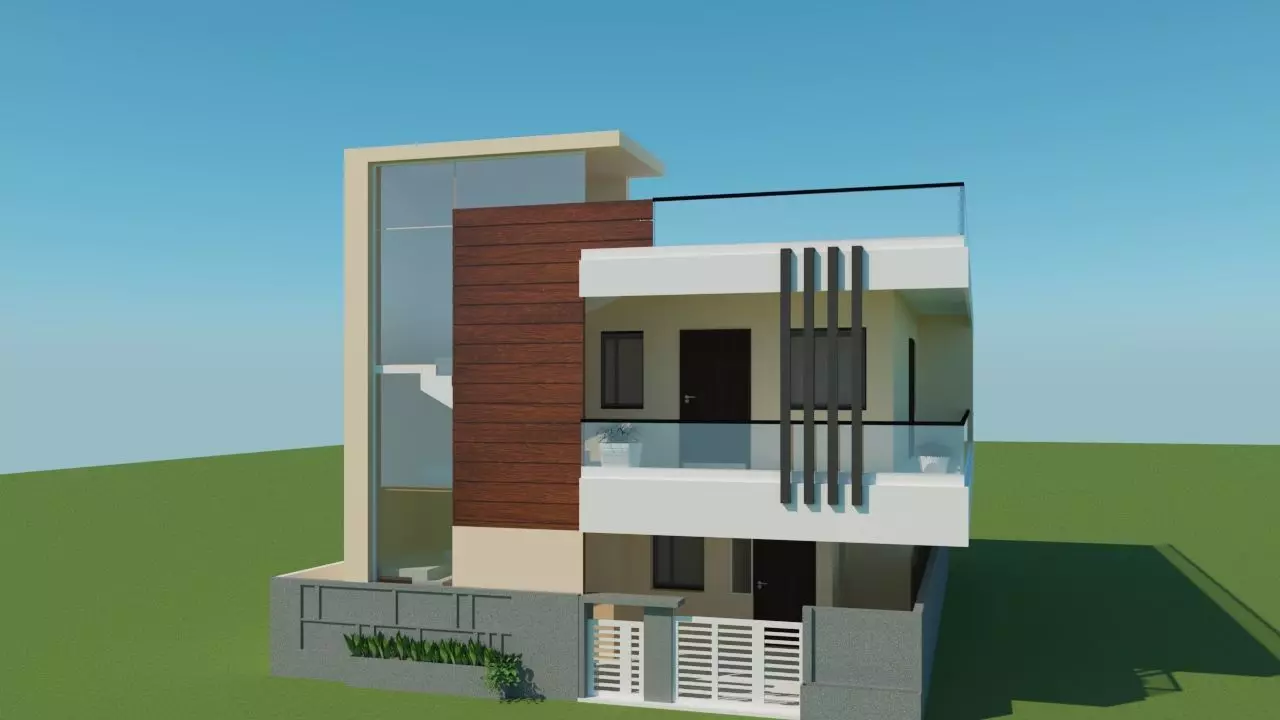 Exterior Elevation 3D model_0