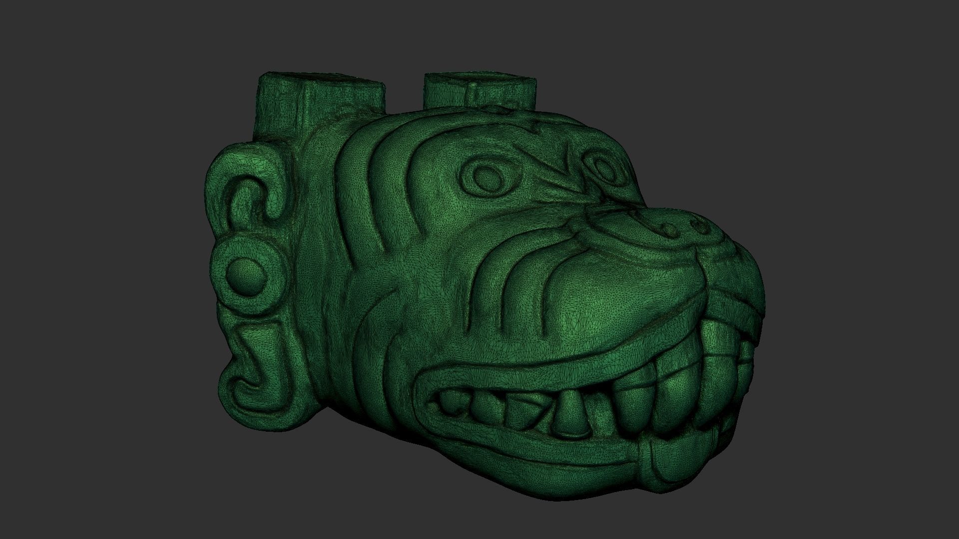 Xolotl - Aztec Deity 3D print model_3