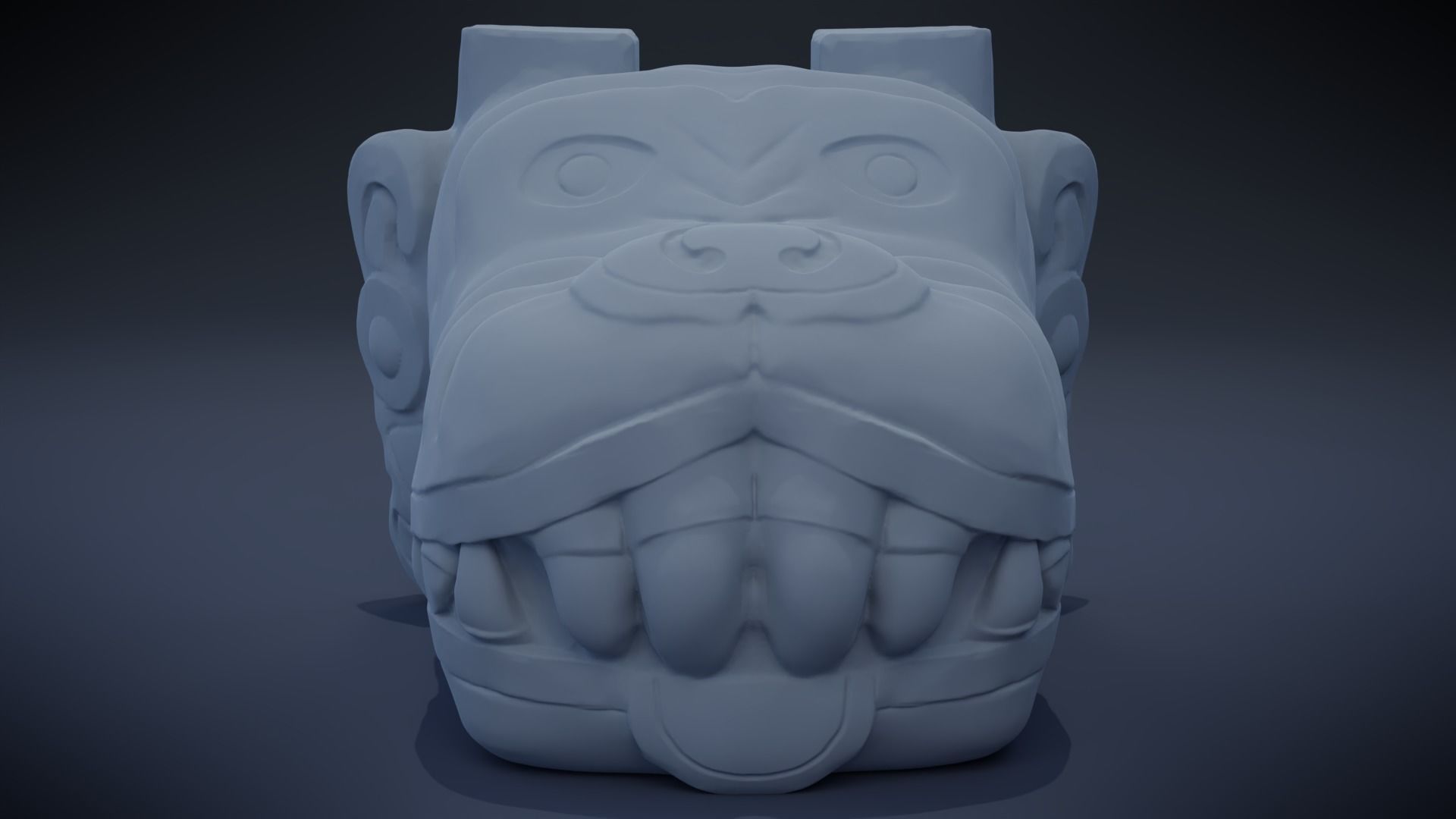 Xolotl - Aztec Deity 3D print model_1
