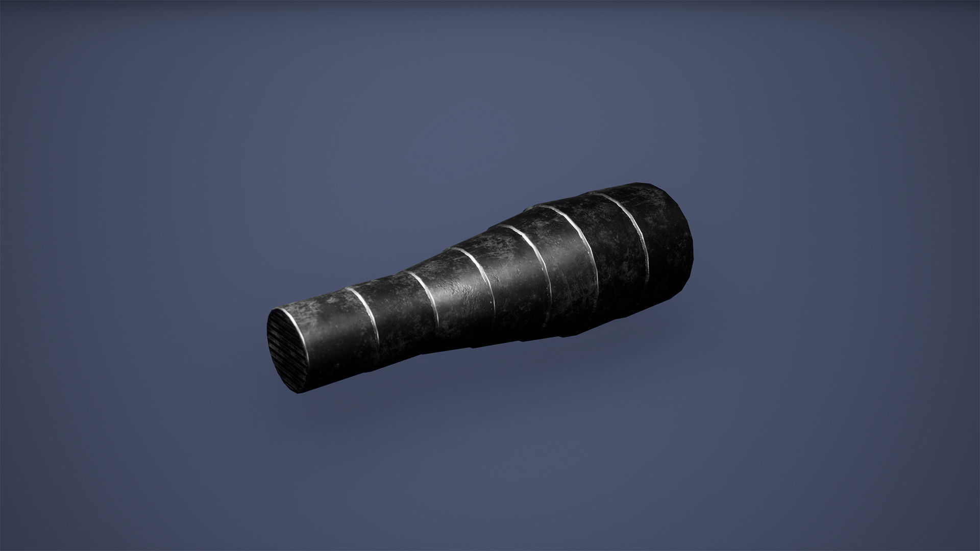 Pipes Low Poly Game Ready metal tube Low-poly 3D model_7