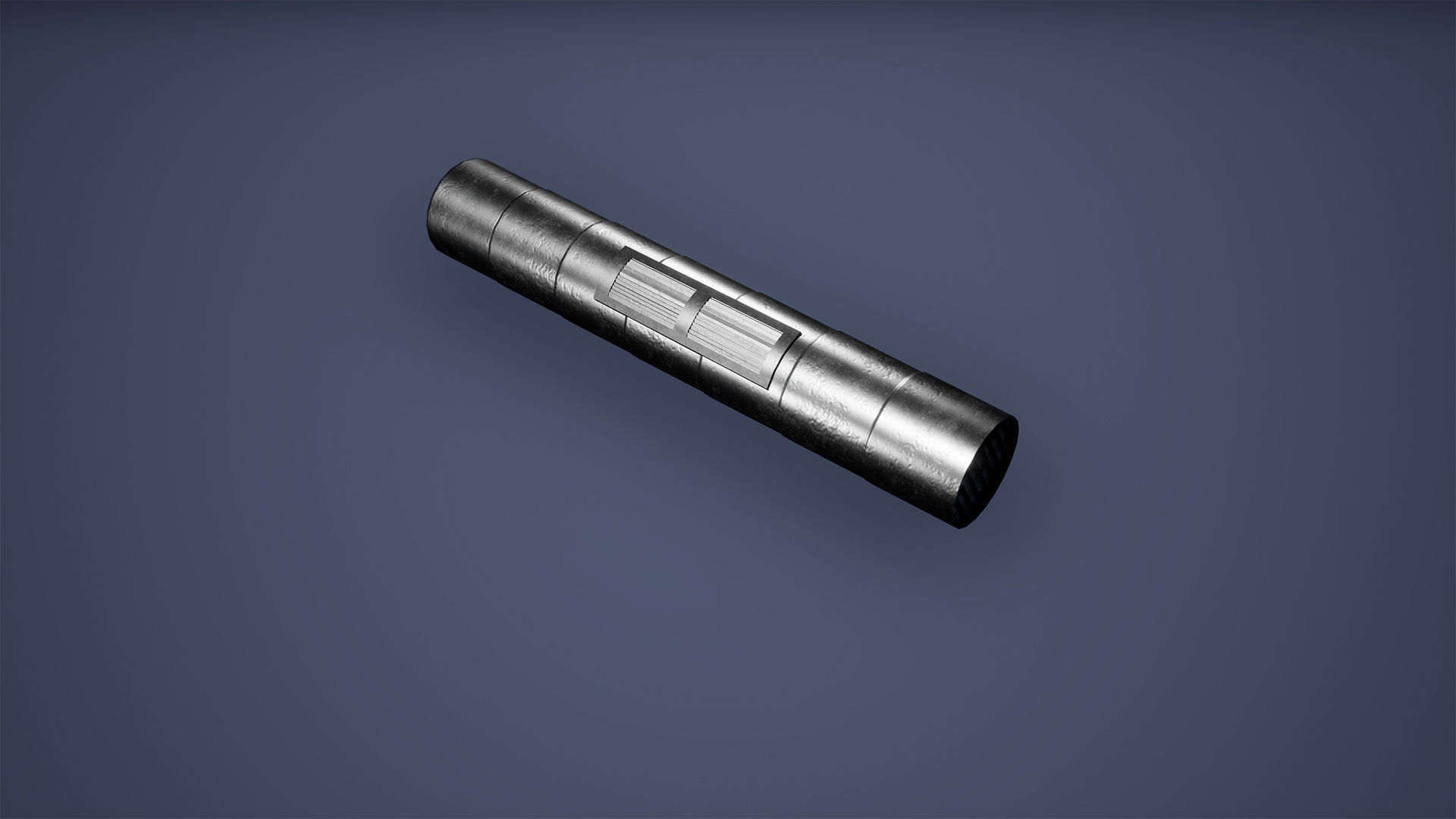 Pipes Low Poly Game Ready metal tube Low-poly 3D model_2