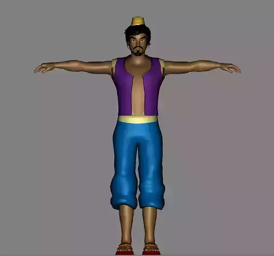 Aladin character 3D 