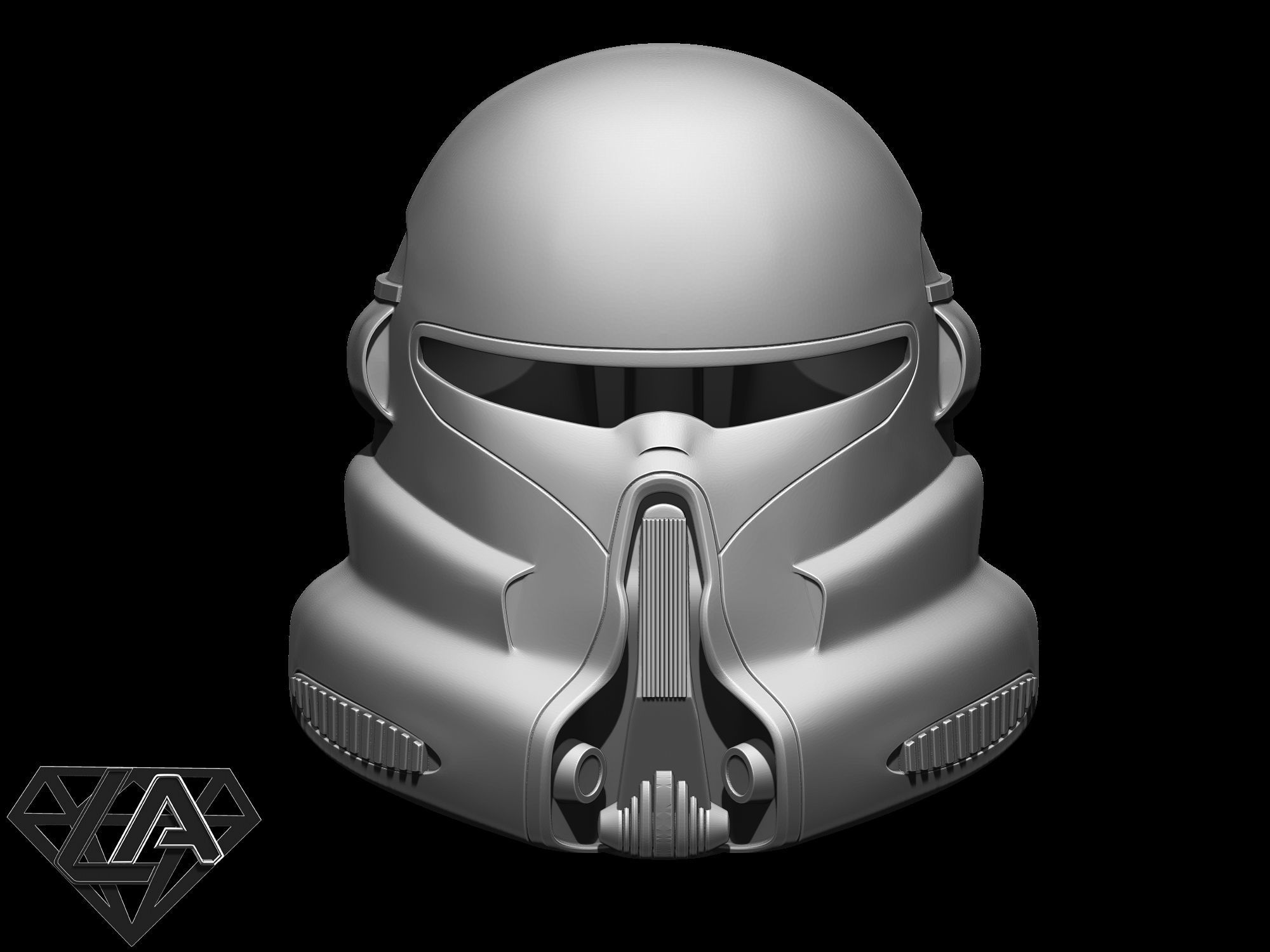 Star Wars Troopers helmets set 3D print model_12