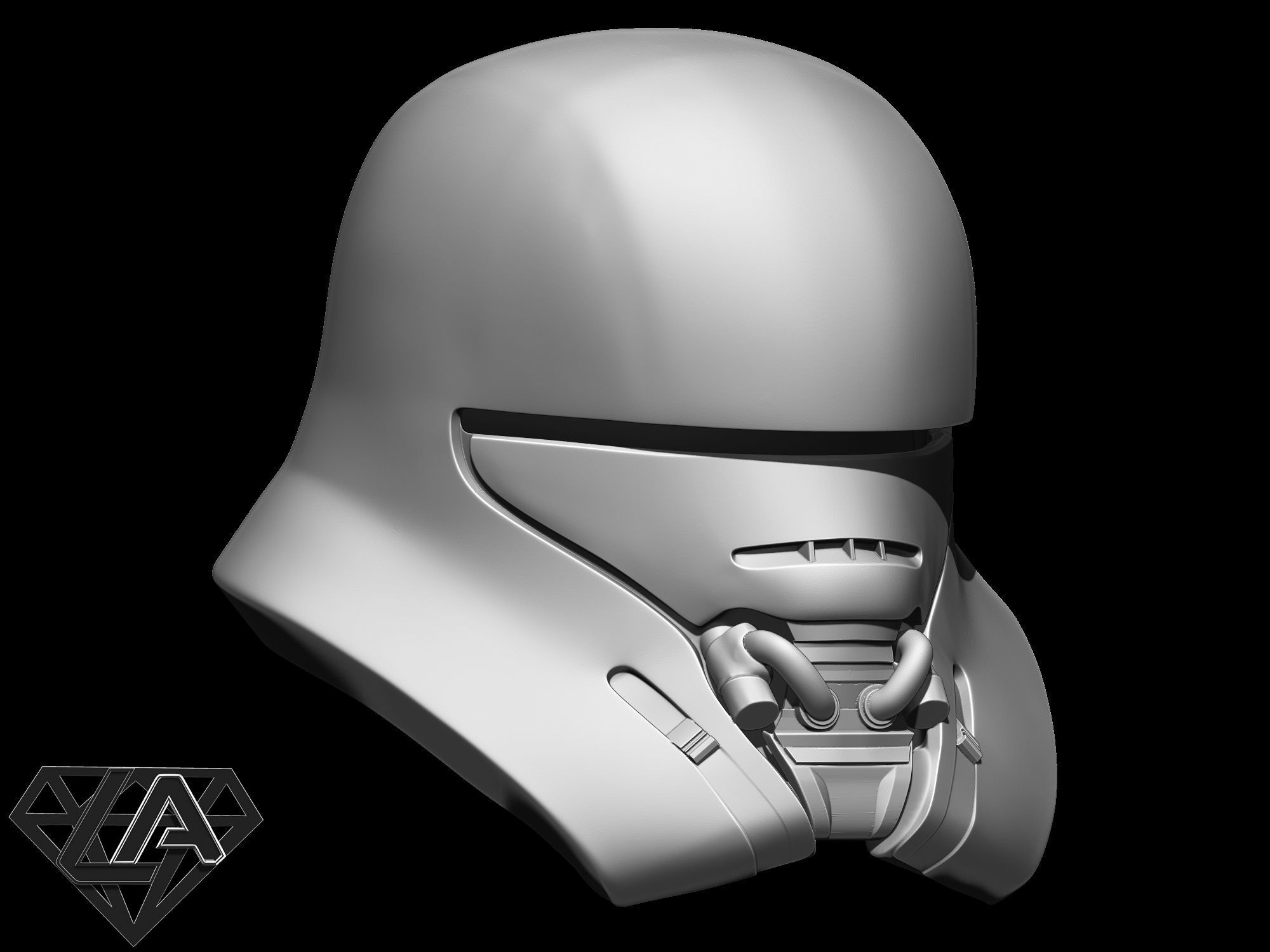 Star Wars Troopers helmets set 3D print model_7