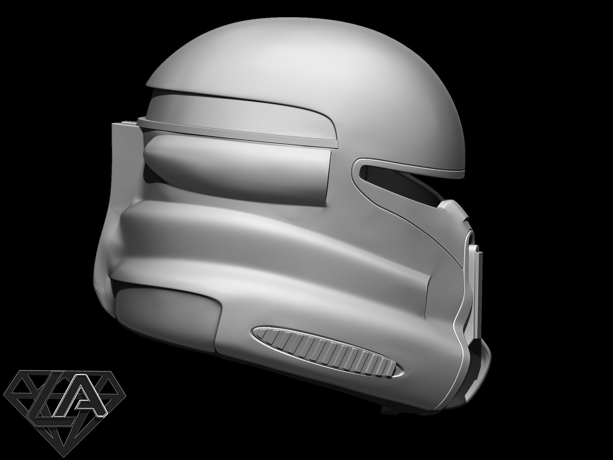 Star Wars Troopers helmets set 3D print model_14