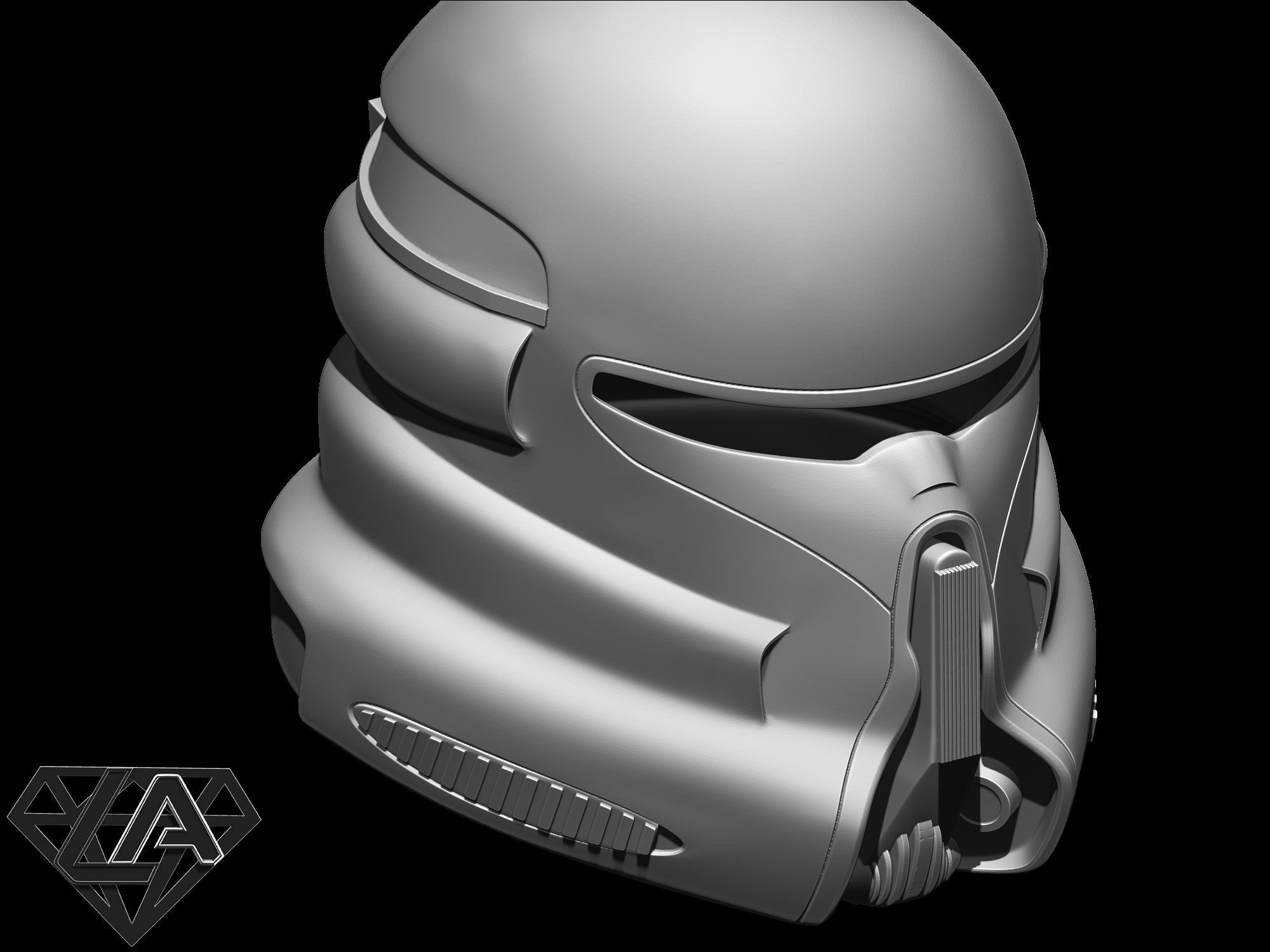 Star Wars Troopers helmets set 3D print model_17