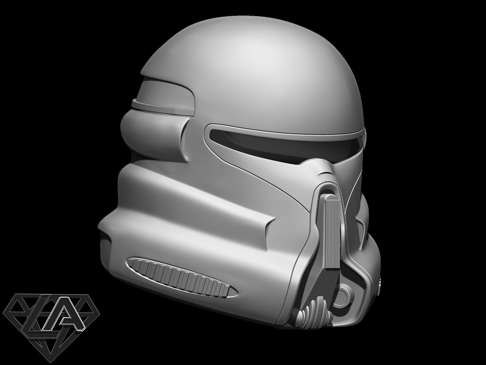 Star Wars Troopers helmets set 3D print model_13