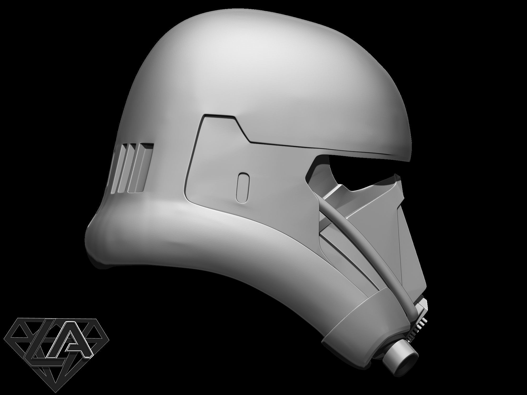 Star Wars Troopers helmets set 3D print model_3