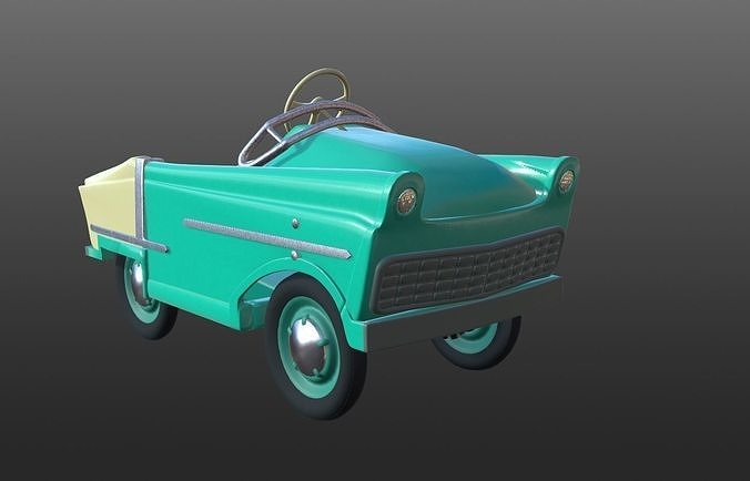 Classic Car With PBR Texture For Game Development Animation Film Low-poly 3D model