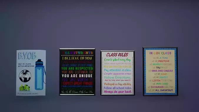 Poster Low Poly Game Ready that says you are bridge