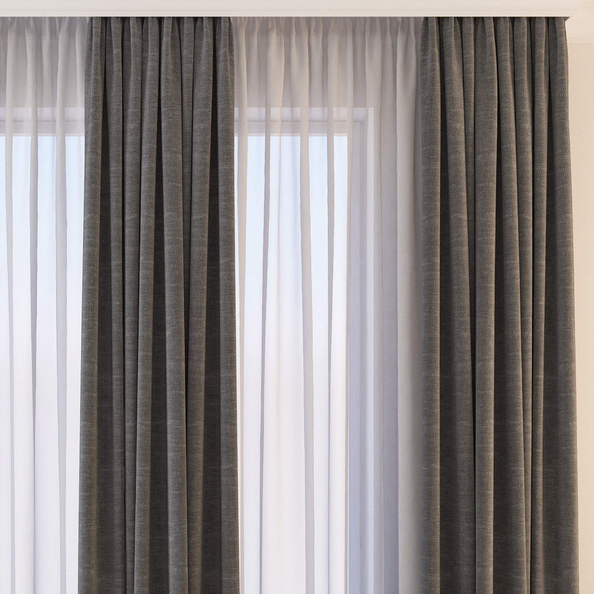 Set 22 Curtains 3D model_3