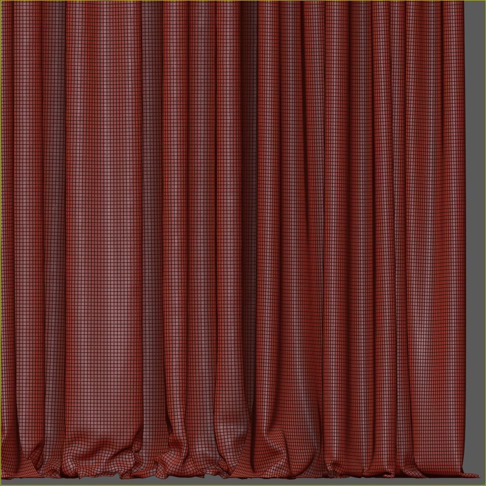 Set 22 Curtains 3D model_6