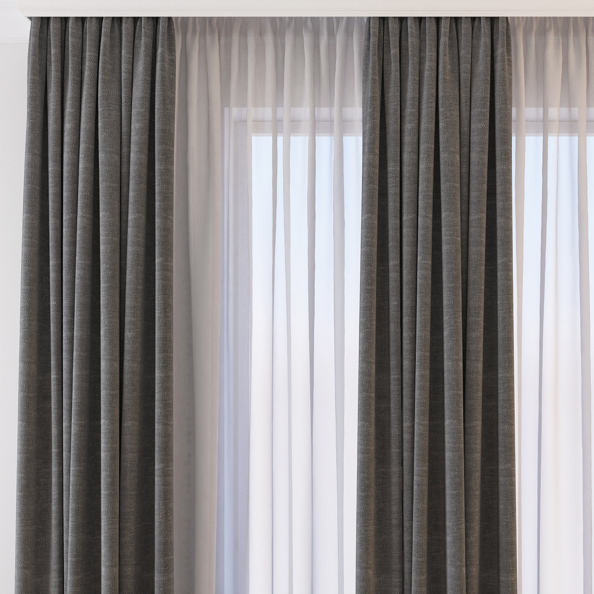 Set 22 Curtains 3D model_4