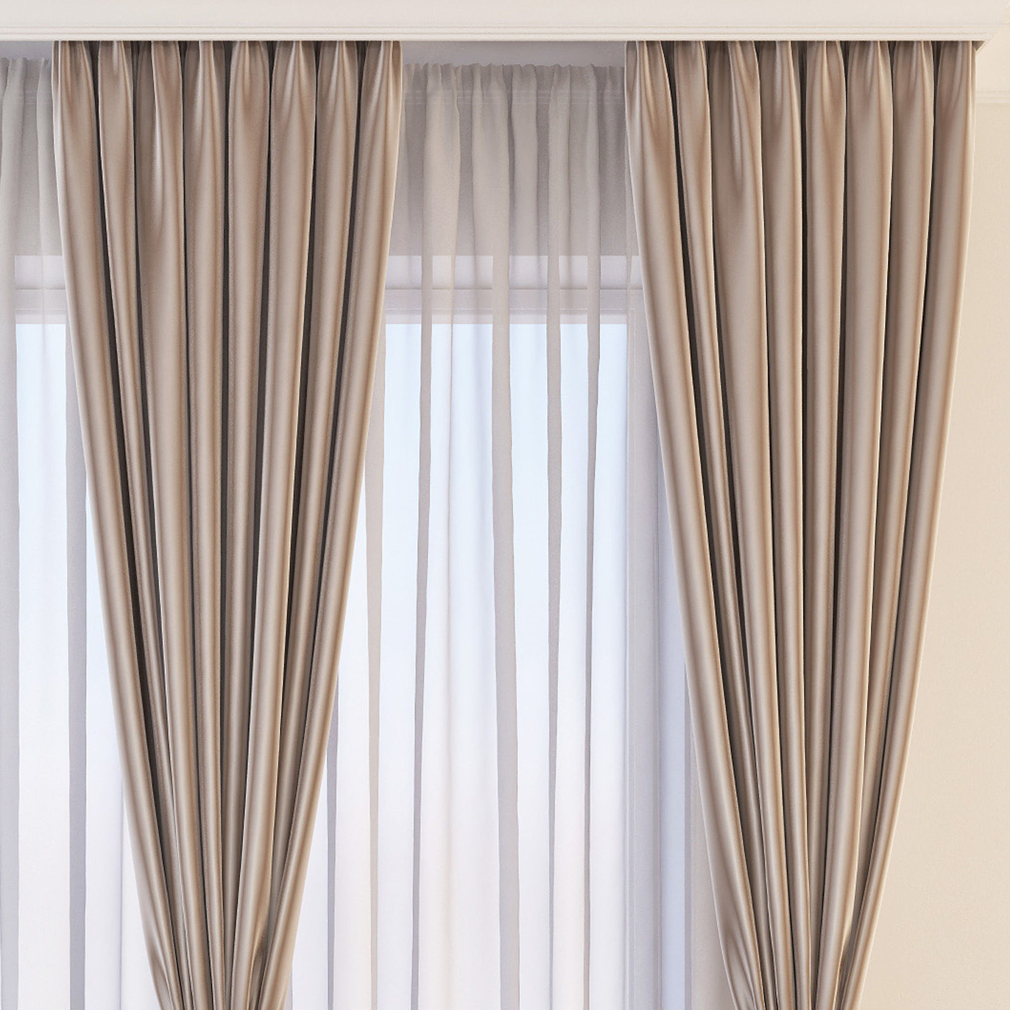 Set 25 Curtains 3D model_3