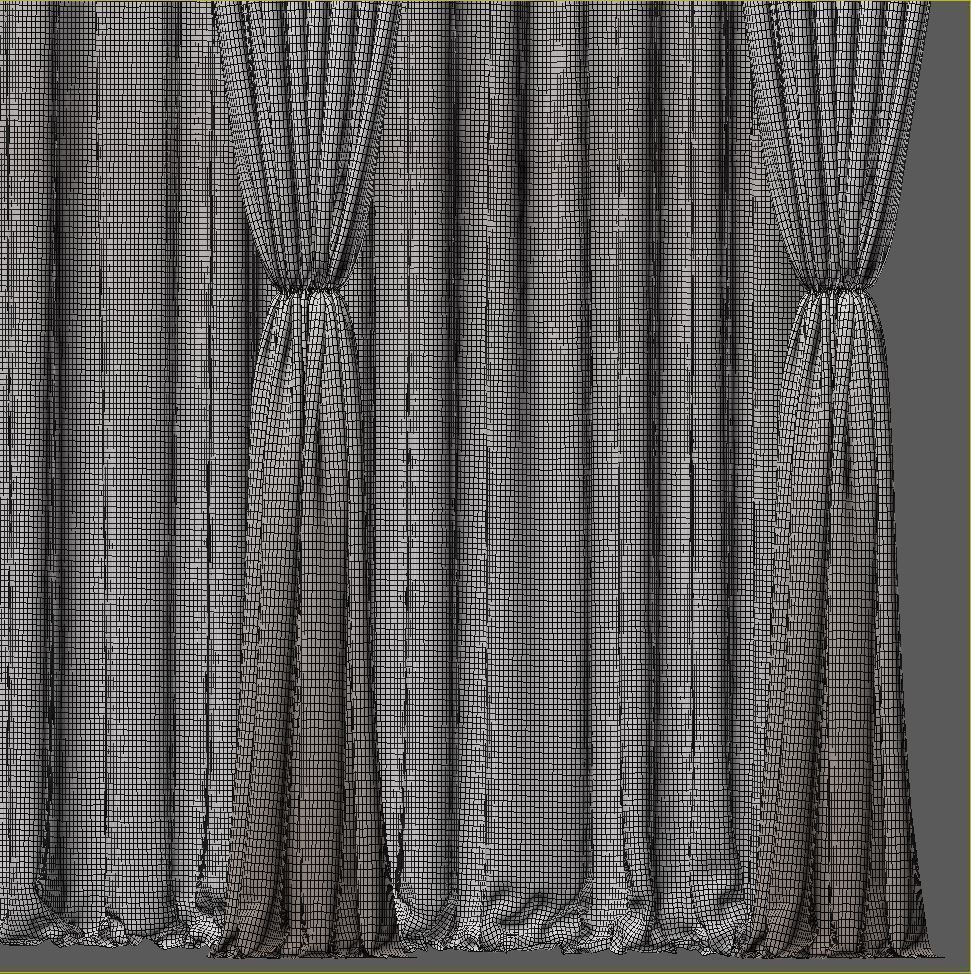Set 25 Curtains 3D model_5