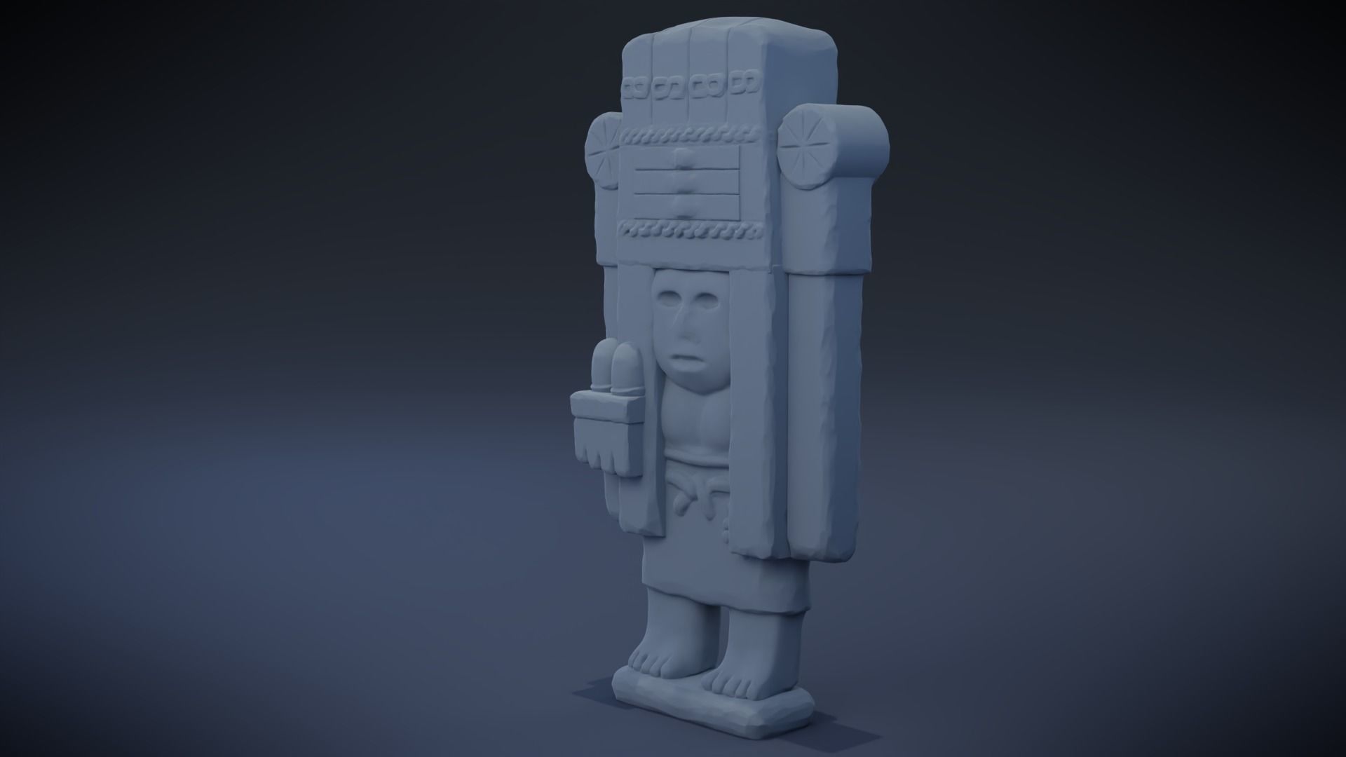 Chicomecoatl - Aztec Deity 3D print model_1