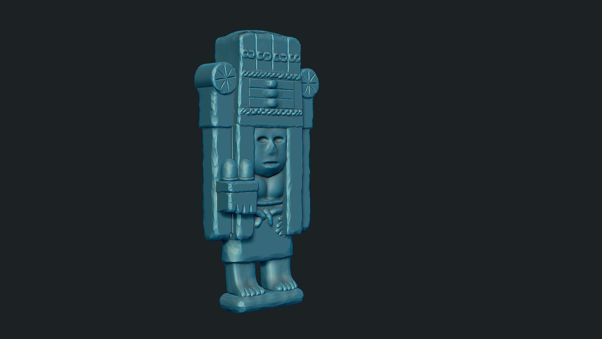 Chicomecoatl - Aztec Deity 3D print model_6