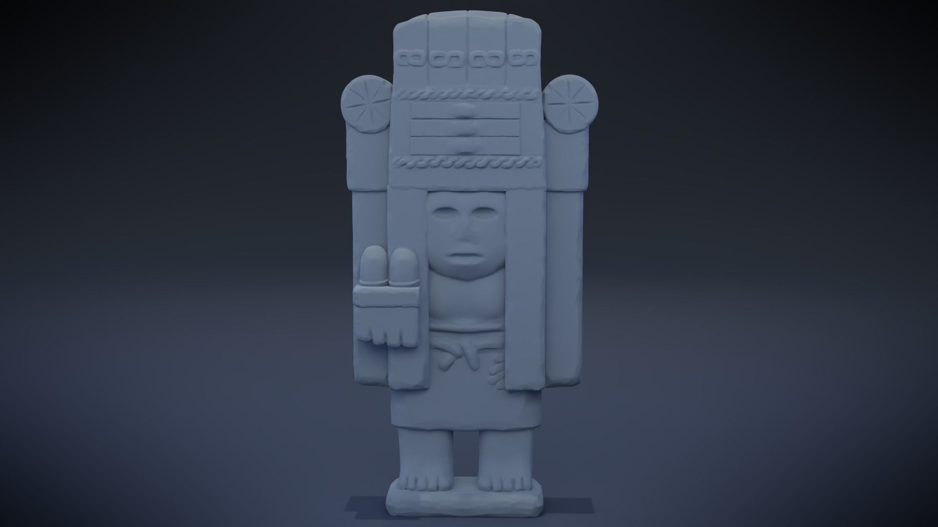Chicomecoatl - Aztec Deity 3D print model_2