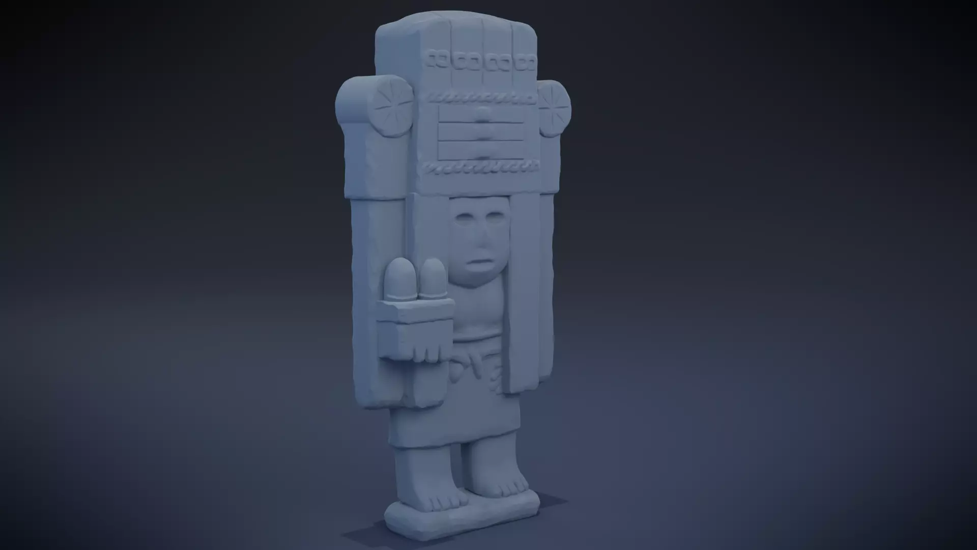 Chicomecoatl - Aztec Deity 3D print model_0