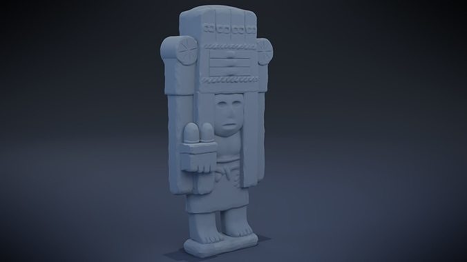 Chicomecoatl - Aztec Deity 3D print model