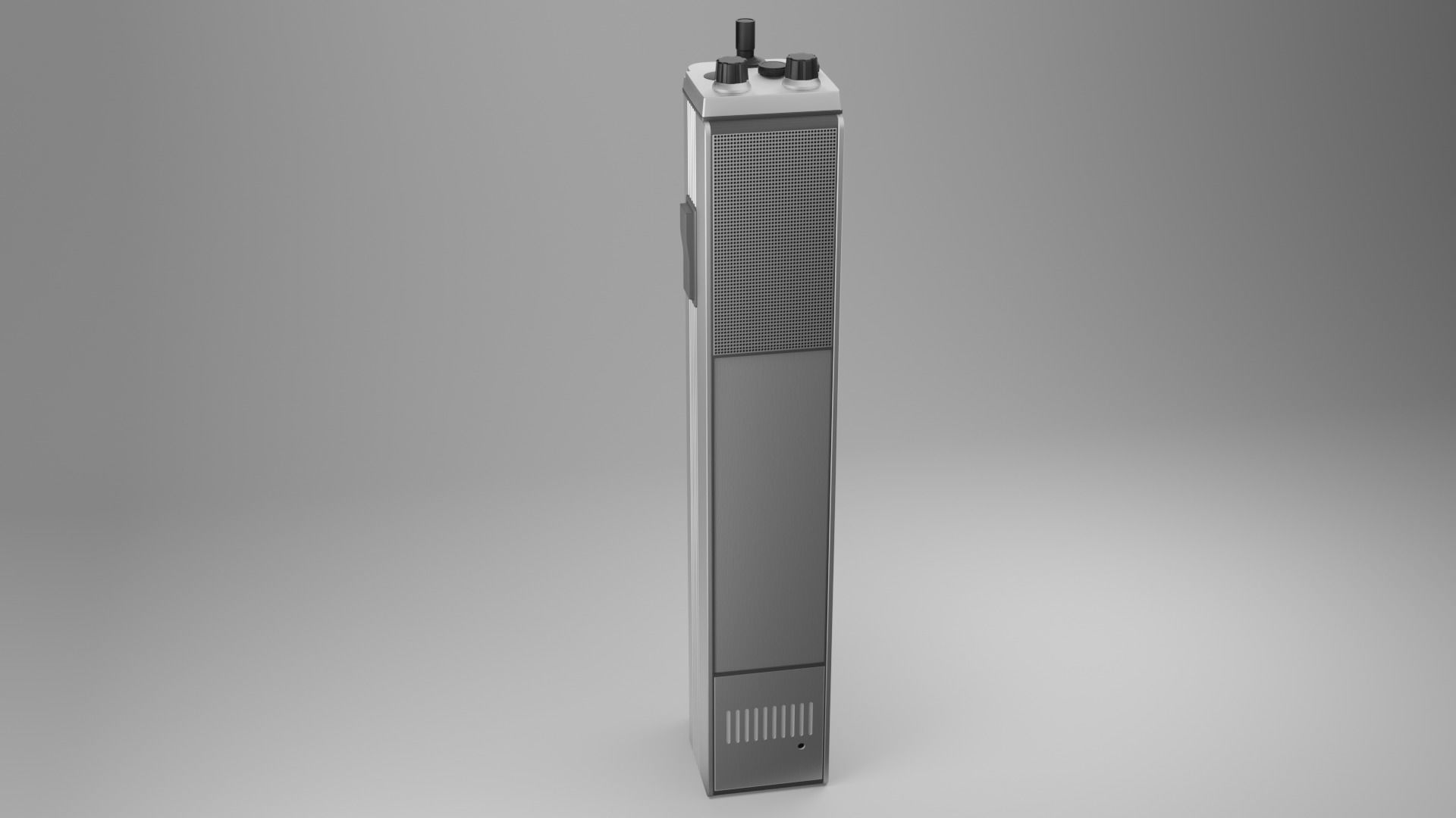 Vintage Sony FET All Weather Tranceiver 3D model_9