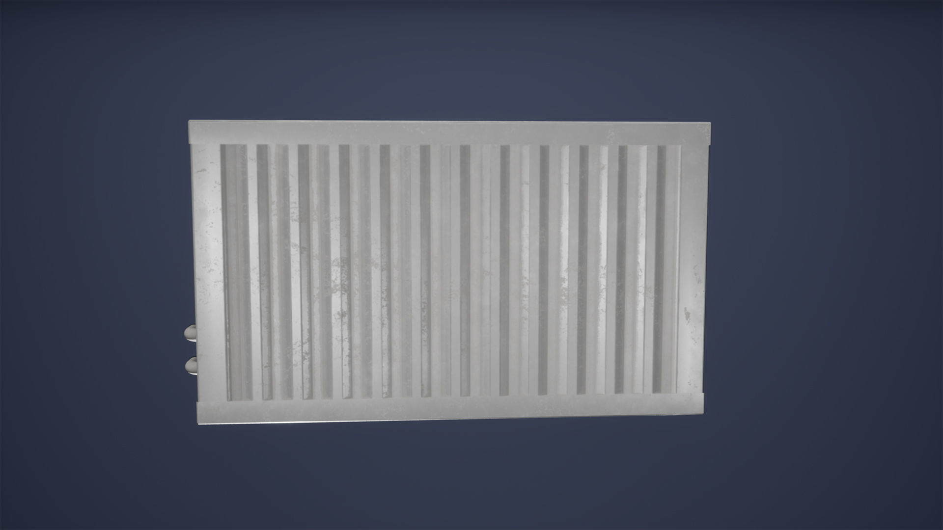 Radiator Low Poly Game Ready Low-poly 3D model_4