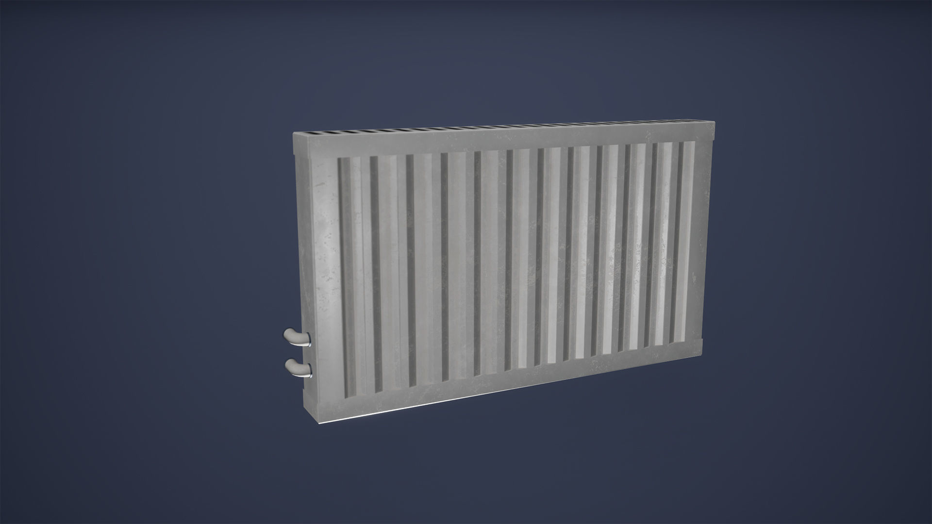 Radiator Low Poly Game Ready Low-poly 3D model_1