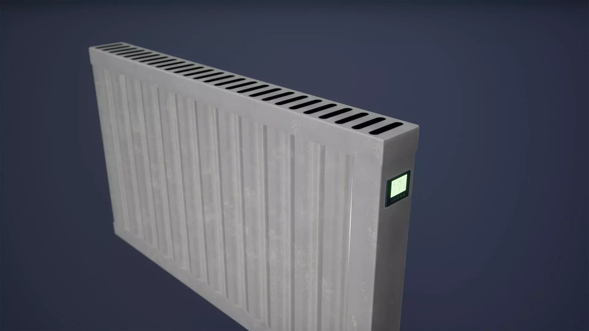 Radiator Low Poly Game Ready Low-poly 3D model_0