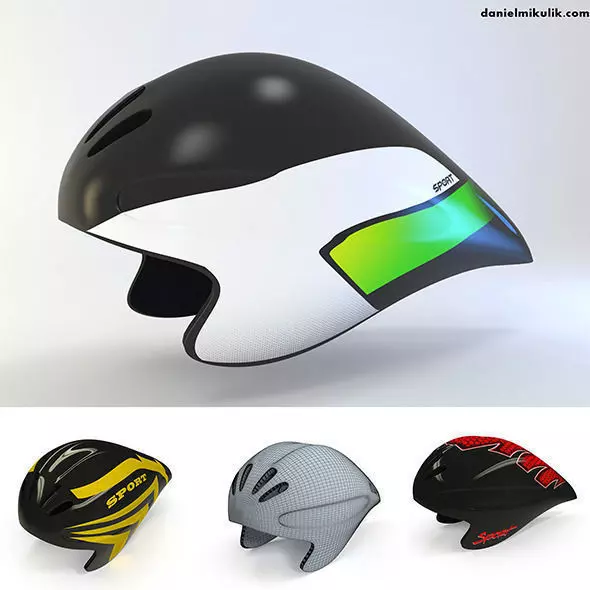 Fast Truck Helmet 3D model
