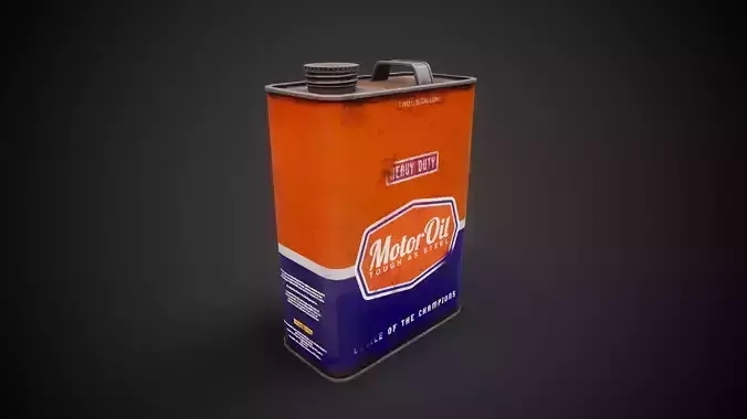Retro Oil Can - Tutorial Included