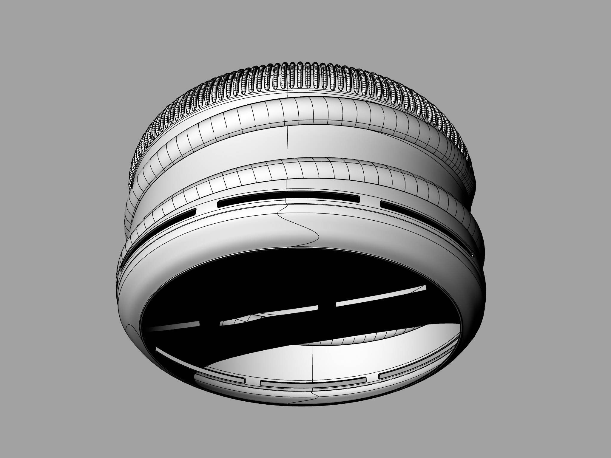 Bottle screw cap 3D model_2