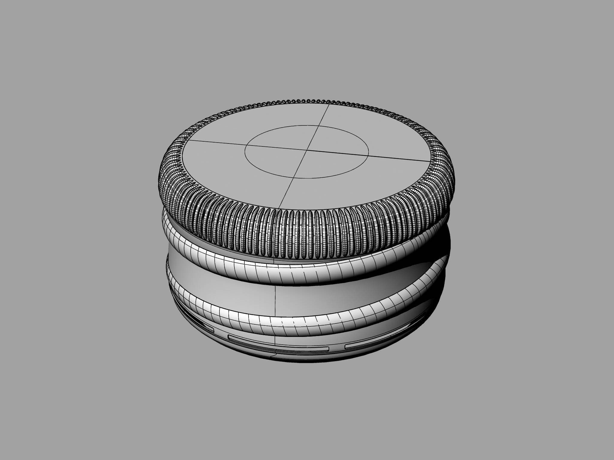 Bottle screw cap 3D model_3