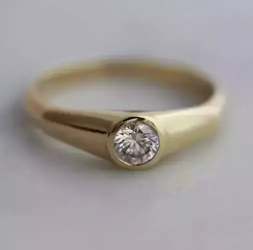 Solitare Ring  3D Model