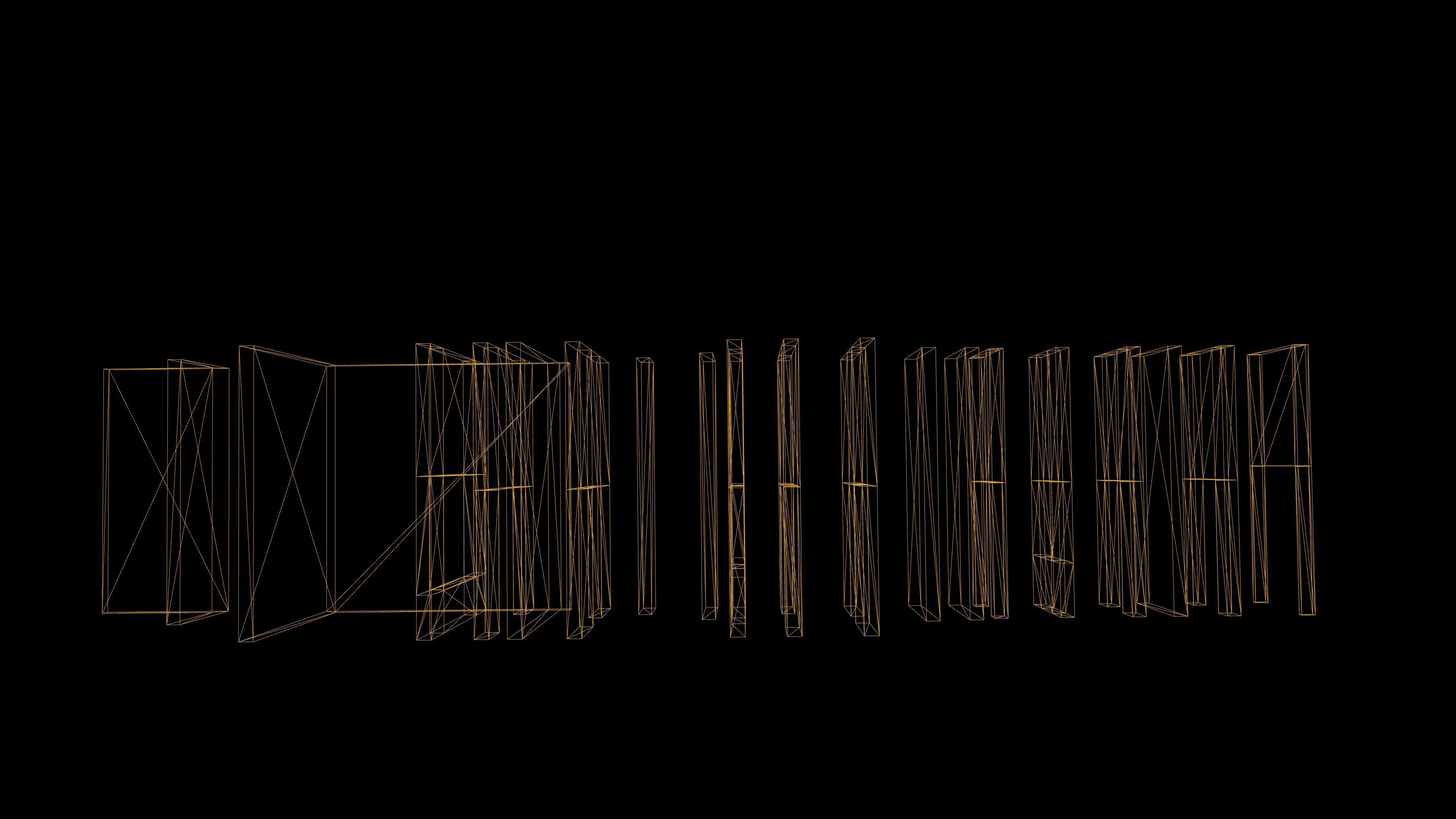 Wall Low Oly Game Ready Low-poly 3D model_6