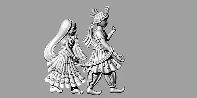 dulha dulhan 3D print model
