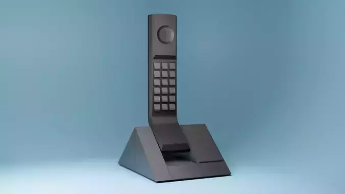 Vintage Old Phone 3D model
