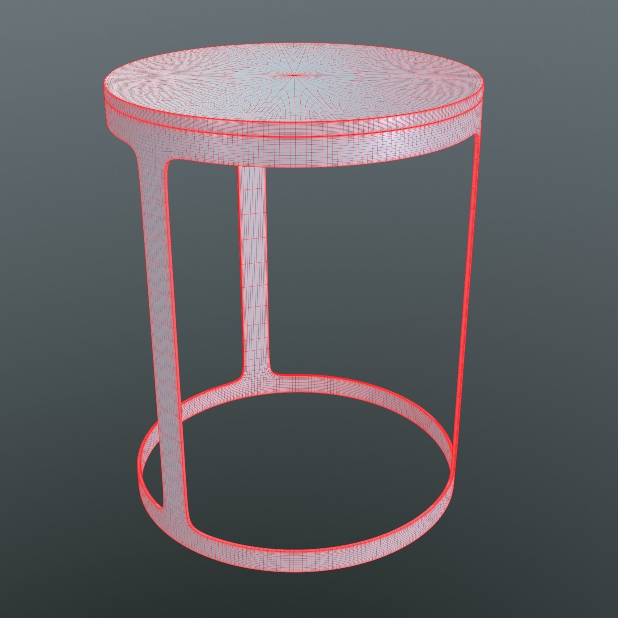 Coffee table 3D model_4