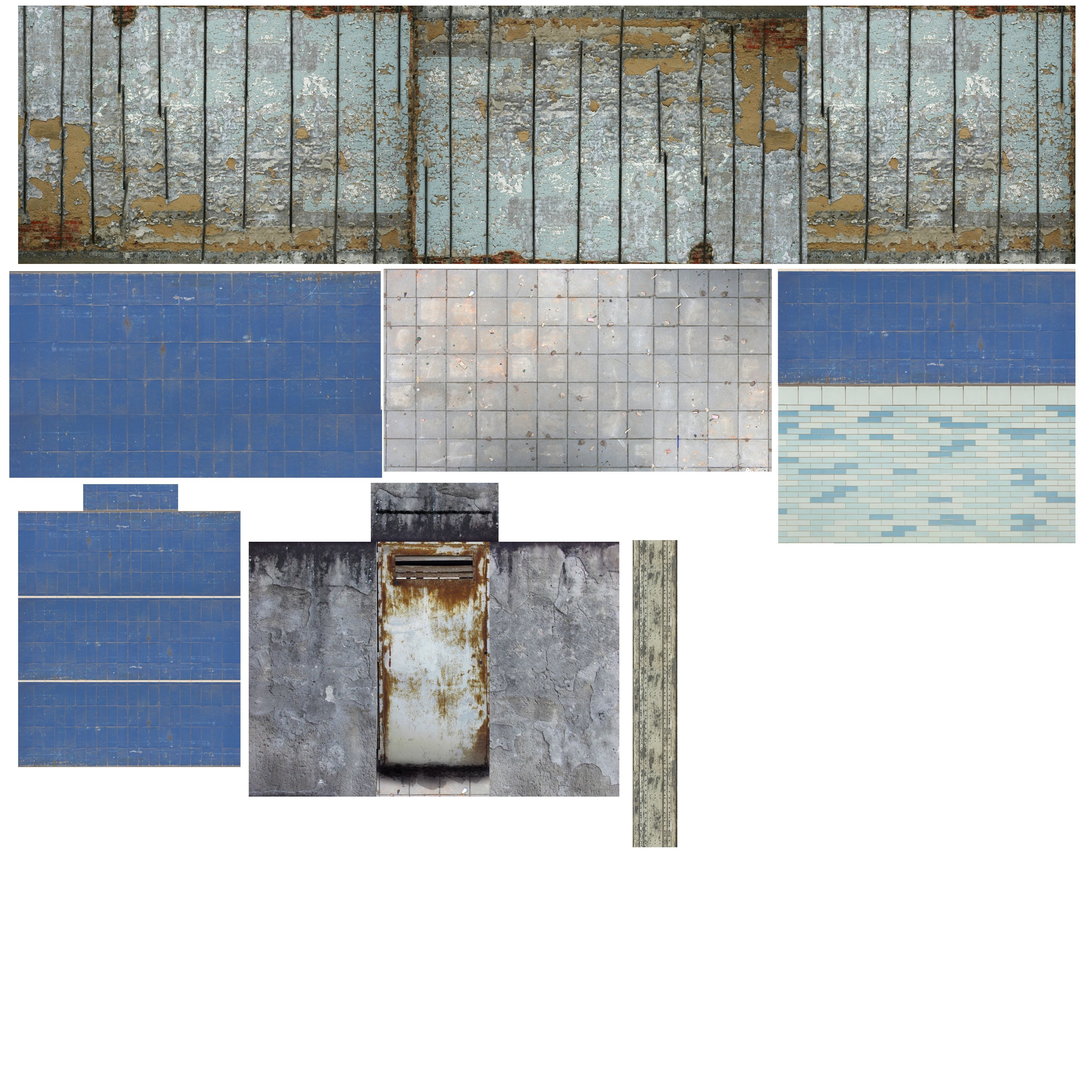 Hall for real time Free low-poly 3D model_2