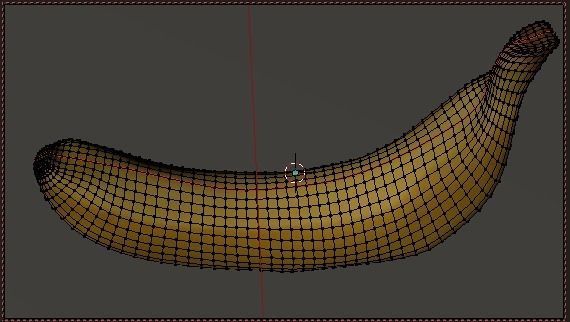 Simple Ripe Banana Low-poly 3D model_1