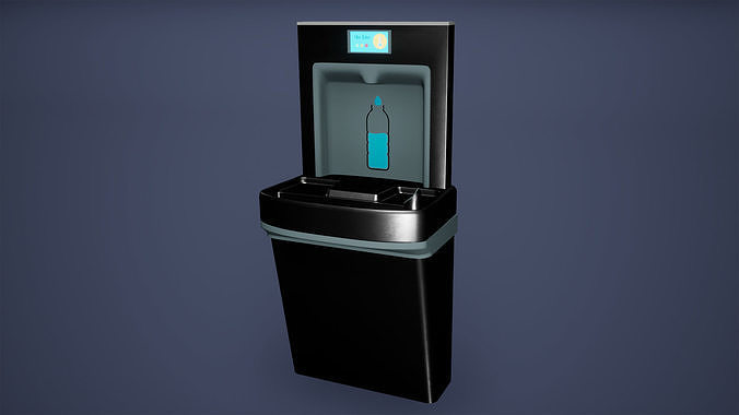 Water Station Low Poly Game Ready Low-poly 3D model