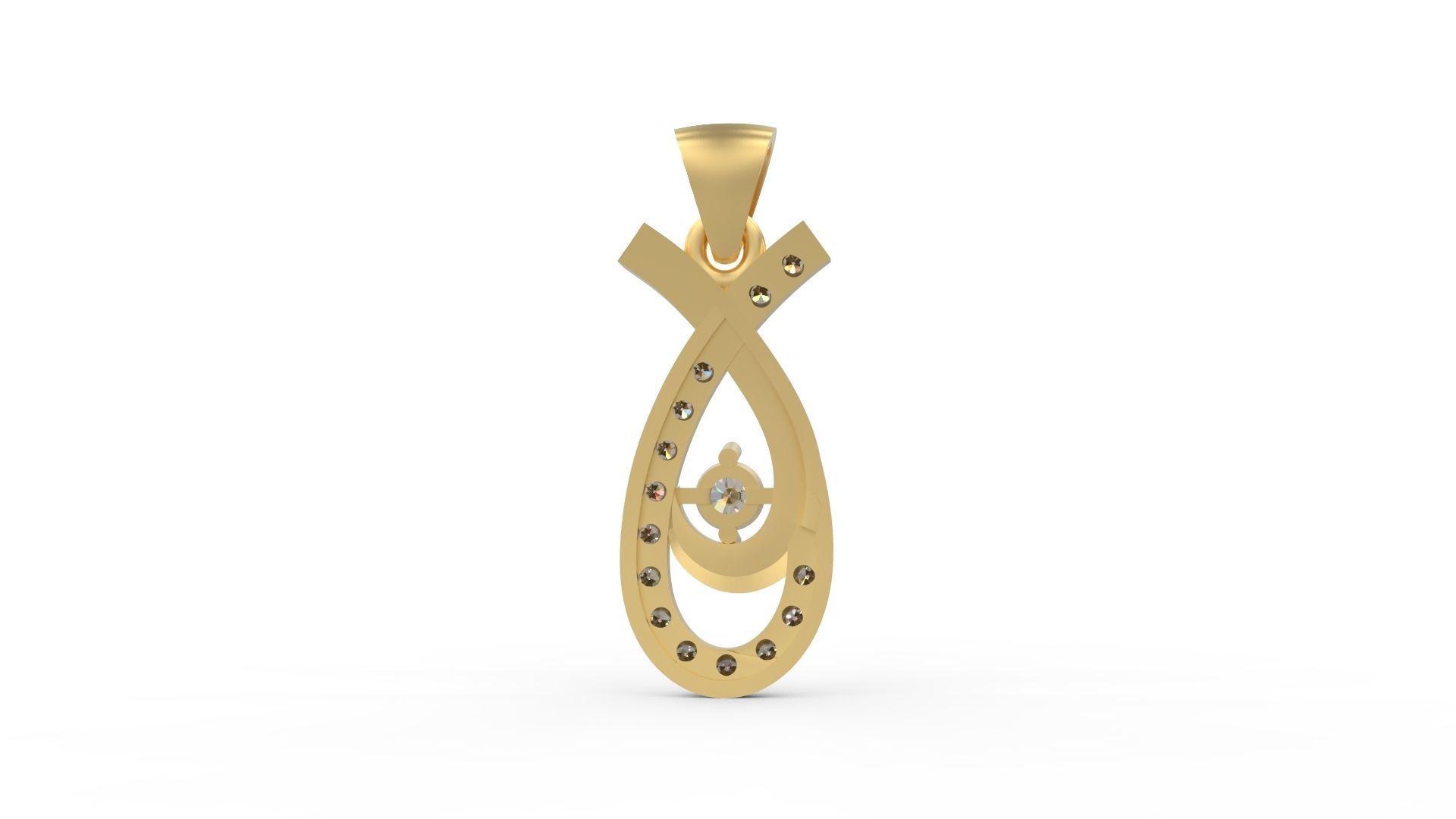 Pendant 172 3D print model_3