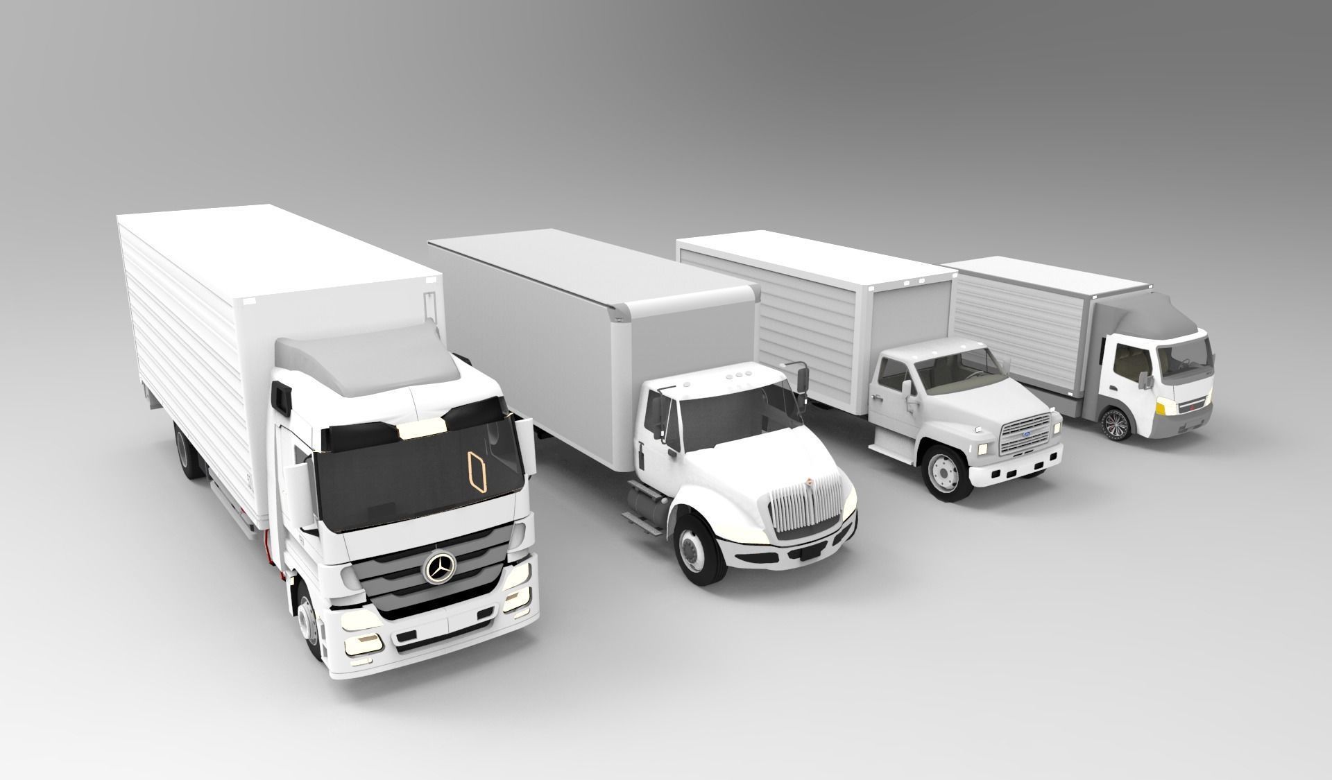 Box Truck 3D model_1