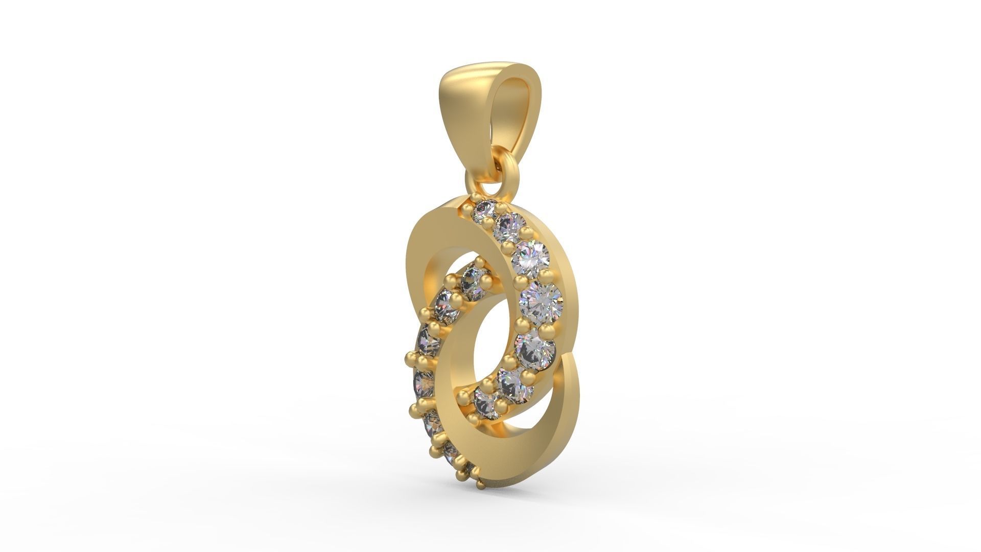 Pendant 180 3D print model_1