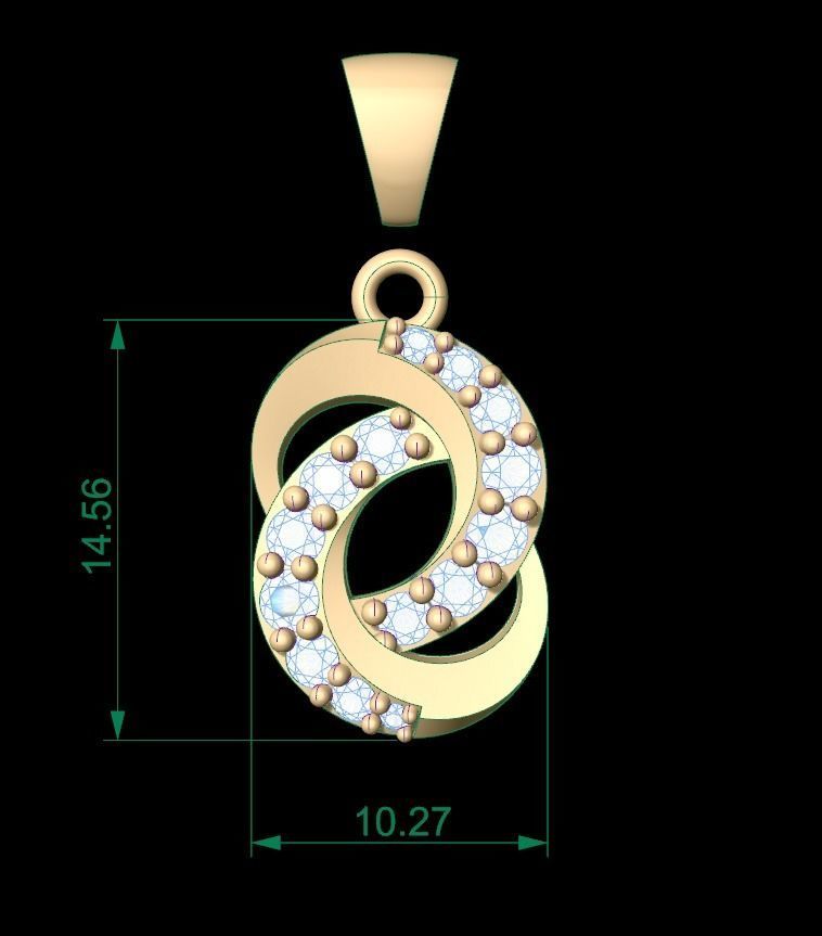 Pendant 180 3D print model_6