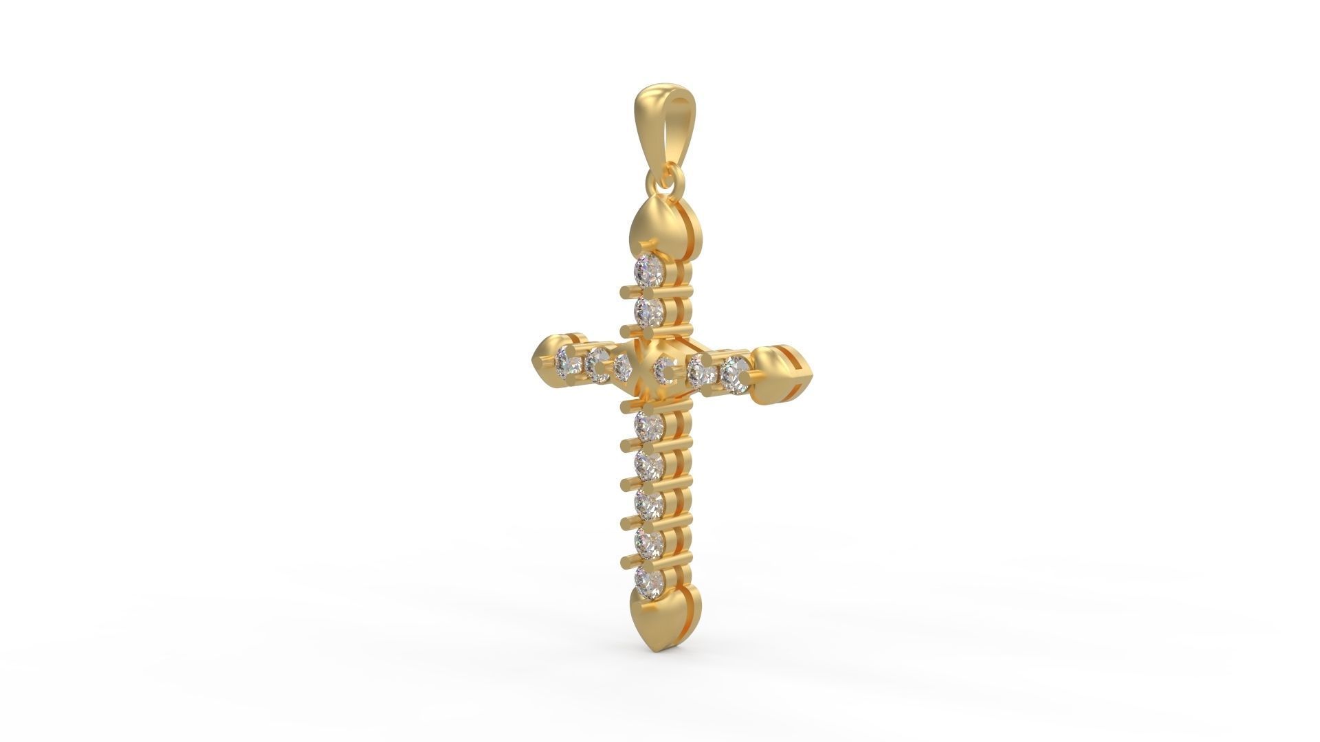 Cross Pendant 07 3D print model_1