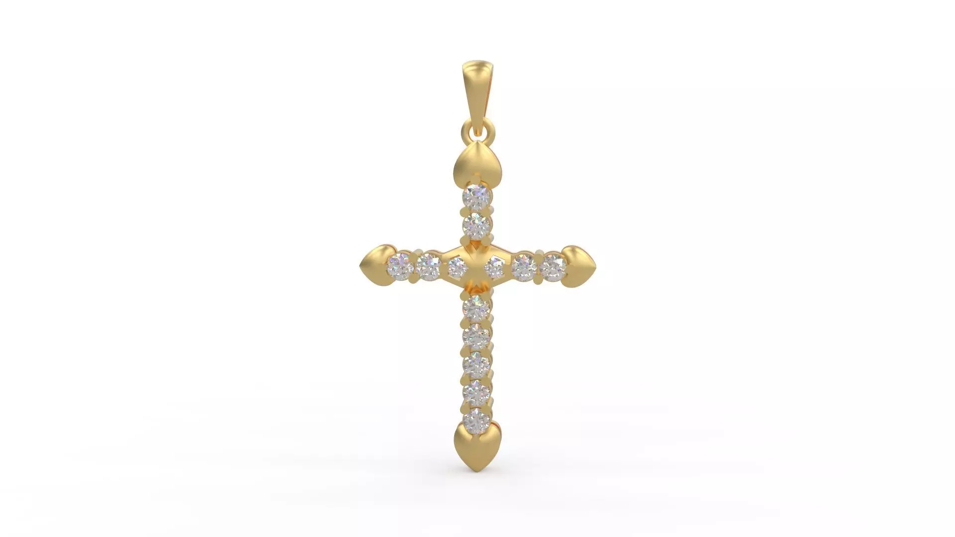 Cross Pendant 07 3D print model_0