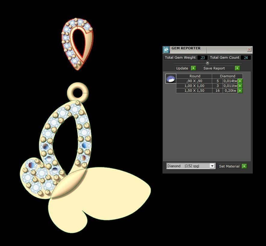 Pendant 188 3D print model_5