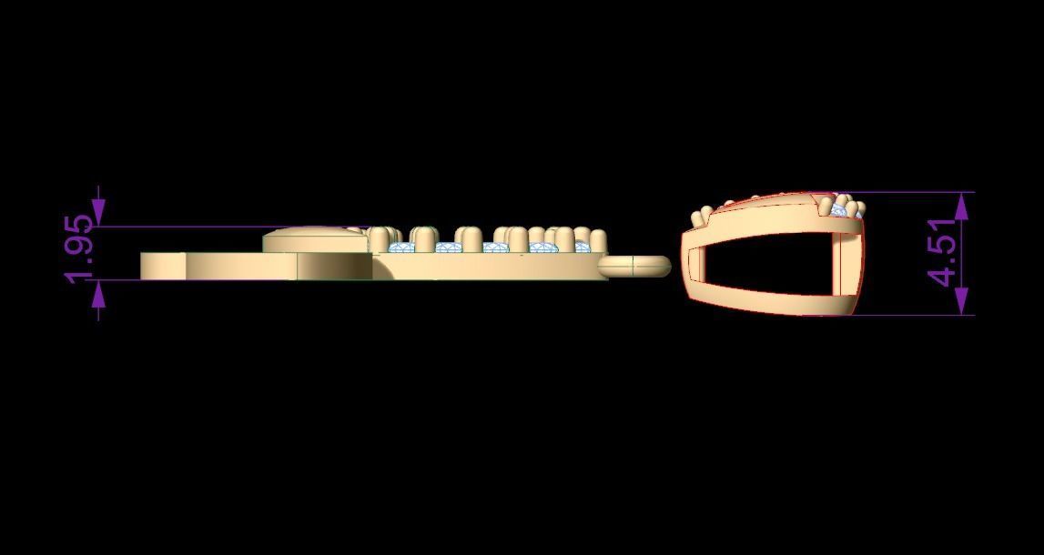 Pendant 188 3D print model_7