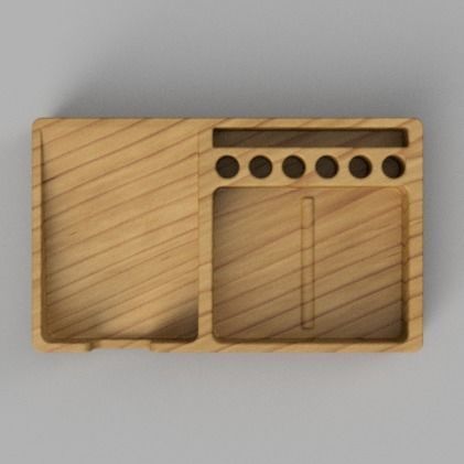 Office Organizer 3D print model_3